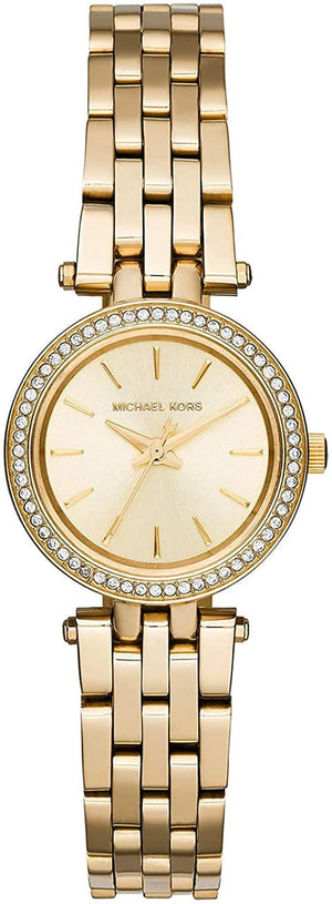  Shop Authentic Michael Kors Darci Gold Dial with Diamonds Gold Steel Strap Watch for Women - MK3295 - Luxxuri