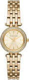  Shop Authentic Michael Kors Darci Gold Dial with Diamonds Gold Steel Strap Watch for Women - MK3295 - Luxxuri