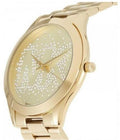  Shop Authentic Michael Kors Slim Runway Gold Dial Gold Steel Strap Watch for Women - MK3590 - Luxxuri