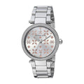  Shop Authentic Michael Kors Parker Silver Dial Silver Stainless Steel Strap Watch for Women - MK6483 - Luxxuri