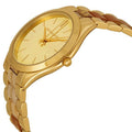  Shop Authentic Michael Kors Mini Runway Slim Gold Dial Gold Steel Strap Watch for Women - MK3512 - Luxxuri