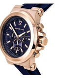  Shop Authentic Michael Kors Dylan Blue Dial Blue Rubber Strap Watch for Men - MK8295 - Luxxuri