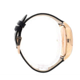  Shop Authentic Swarovski Crystalline Hours Black Dial Black Leather Strap Watch for Women - 5295377 - Luxxuri