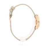  Shop Authentic Swarovski Crystal Flower Grey Dial Grey Leather Strap Watch for for Women - 5552424 - Luxxuri