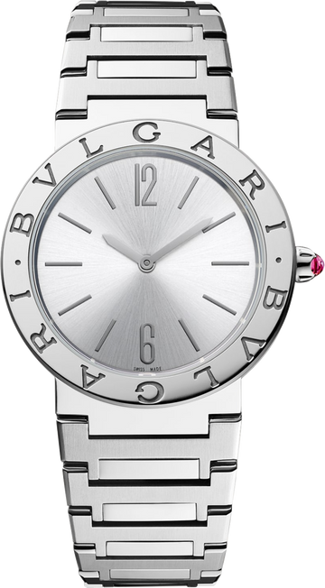  Shop Authentic Bvlgari Bvlgari Lady Silver Dial Silver Steel Strap Watch for Women - BVLGARI103575 - Luxxuri