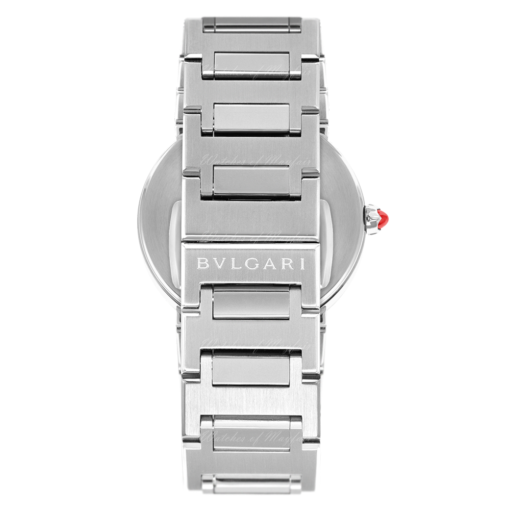  Shop Authentic Bvlgari Bvlgari Bvlgari Lady Green Dial Silver Steel Strap Watch for Women - BVLGARI103693 - Luxxuri
