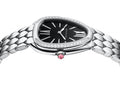  Shop Authentic Bvlgari Serpenti Seduttori Diamonds Black Dial Silver Steel Strap Watch for Women - SERPENTI103449 - Luxxuri