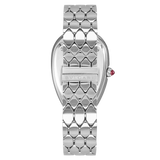  Shop Authentic Bvlgari Serpenti Seduttori Diamonds Silver Dial Silver Steel Strap Watch for Women - SERPENTI103361 - Luxxuri
