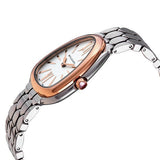  Shop Authentic Bvlgari Serpenti Seduttori Quartz Silver Dial Silver Steel Strap Watch for Women - SERPENTI103144 - Luxxuri