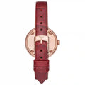  Shop Authentic Emporio Armani Rosa Two Hand White Dial Red Leather Strap Watch For Women - AR11357 - Luxxuri