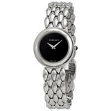  Shop Authentic Versace V-Flare Quartz Black Dial Silver Steel Strap Watch for Women - VEBN00618 - Luxxuri