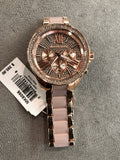  Shop Authentic Michael Kors Wren Crystals Rose Gold Dial Rose Gold Steel Strap Watch for Women - MK6096 - Luxxuri