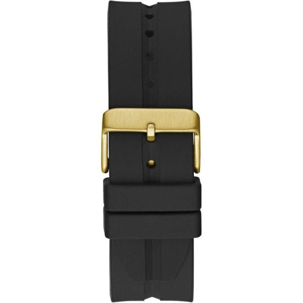  Shop Authentic Guess Leo Multifunction Black Dial Black Silicone Strap Watch For Men - GW0637G2 - Luxxuri