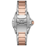  Shop Authentic Emporio Armani Sea Explorer GMT Quartz White Dial Two Tone Steel Strap Watch For Men - AR11591 - Luxxuri