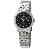  Shop Authentic Tissot Le Locle Automatic Diamonds Mother of Pearl Black Dial Silver Steel Strap Watch For Women - T006.207.11.126.00 - Luxxuri
