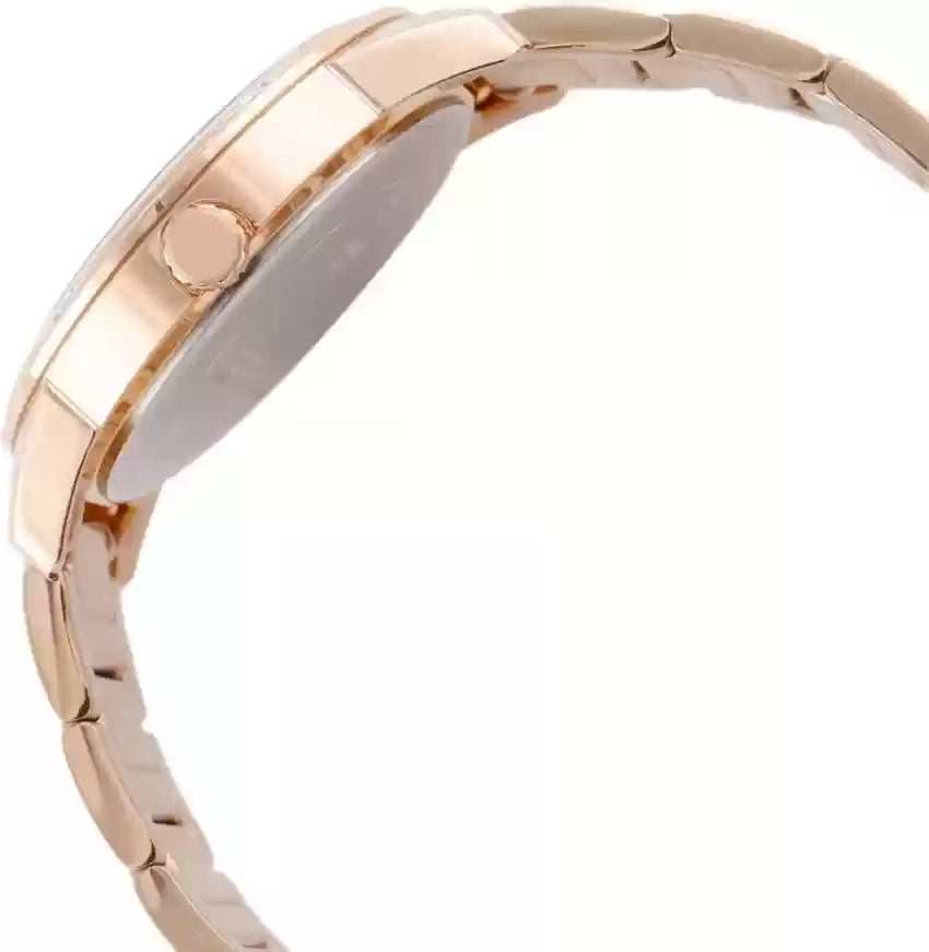  Shop Authentic Guess Studio Rose Gold Dial Rose Gold Steel Strap Watch For Women - W0778L3 - Luxxuri