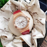  Shop Authentic Maserati Potenza Silver Dial Red Leather Strap Watch For Women - R8851108501 - Luxxuri