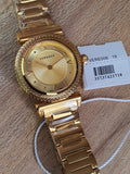  Shop Authentic Versace V-Motif Gold Dial Gold Steel Strap Watch for Women - VERE00618 - Luxxuri