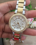  Shop Authentic Michael Kors Parker White Dial Two Tone Steel Strap Watch for Women - MK6055 - Luxxuri