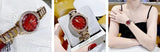  Shop Authentic Michael Kors Tibby Multifunction Crystals Maroon Dial Rose Gold Steel Strap Watch for Women - MK4685 - Luxxuri