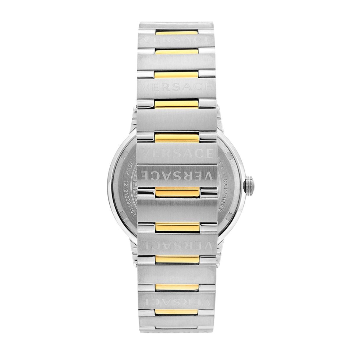  Shop Authentic Versace Hellenyium Green Dial Two Tone Steel Strap Watch for Women - VEVH00620 - Luxxuri