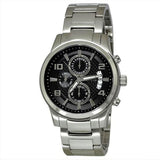  Shop Authentic Guess Exec Chronograph Quartz Black Dial Silver Steel Strap Watch For Men - W0075G1 - Luxxuri