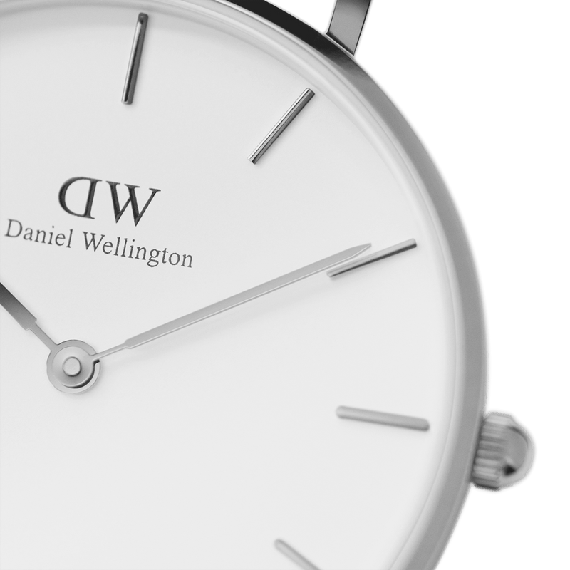  Shop Authentic Daniel Wellington Classic Petite York White Dial Brown Leather Strap Watch For Women - DW00100244 - Luxxuri