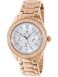  Shop Authentic Bulova Crystal Silver Dial Rose Gold Steel Strap Watch for Women - 97N101 - Luxxuri