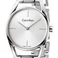  Shop Authentic Calvin Klein Dainty Silver Dial Silver Steel Strap Watch for Women - K7L23146 - Luxxuri