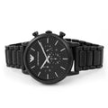  Shop Authentic Emporio Armani Luigi Chronograph Black Dial Black Stainless Steel Watch For Men - AR1895 - Luxxuri