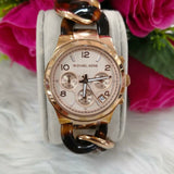  Shop Authentic Michael Kors Runway Gold Dial Two Tone Steel Strap Watch for Women - MK4222 - Luxxuri