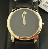  Shop Authentic Movado Museum Classic Black Dial Black Leather Strap Watch For Women - 0606877 - Luxxuri