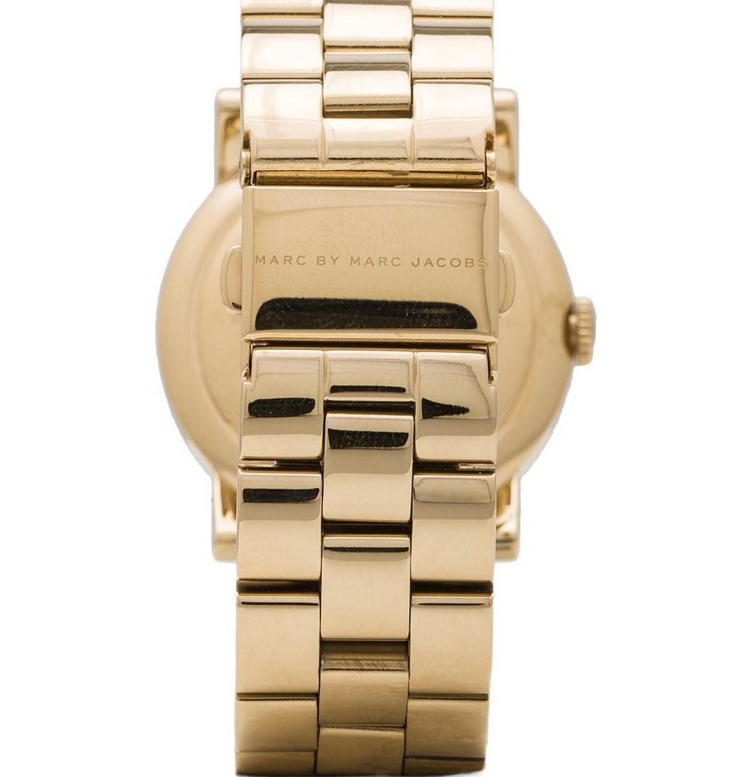  Shop Authentic Marc Jacobs Amy Black Dial Gold Steel Strap Watch for Women - MBM3273 - Luxxuri