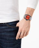  Shop Authentic Emporio Armani Sigma Analog Orange Dial Grey Silicone Strap Watch For Men - AR11218 - Luxxuri