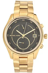  Shop Authentic Michael Kors Blair Quartz Black Dial Gold Steel Strap Watch For Women - MK6497 - Luxxuri