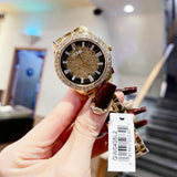  Shop Authentic Guess Night Life Diamonds Black Dial Gold Steel Strap Watch for Women - GW0405L2 - Luxxuri