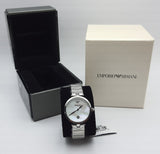  Shop Authentic Emporio Armani Mother of Pearl Dial Silver Steel Strap Watch For Women - AR11235 - Luxxuri