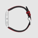  Shop Authentic Gucci G-Timeless Mother of Pearl Red Dial Red Leather Strap Watch For Women - YA1264041 - Luxxuri