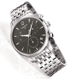  Shop Authentic Tissot T Classic Tradition Chronograph Black Dial Silver Steel Strap Watch For Men - T063.617.11.067.00 - Luxxuri