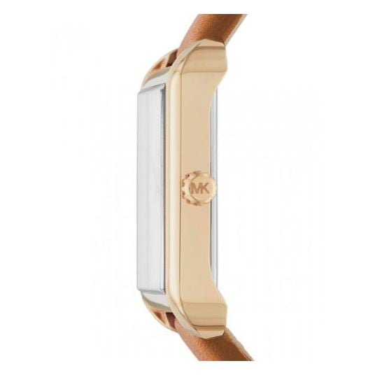  Shop Authentic Michael Kors Lake White Dial Brown Leather Strap Watch For Women - MK2584 - Luxxuri