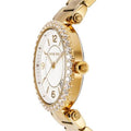  Shop Authentic Michael Kors Parker Mother of Pearl White Dial Gold Steel Strap Watch For Women - MK4693 - Luxxuri