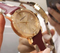  Shop Authentic Burberry The City Gold Dial Orange Leather Strap Watch for Women - BU9017 - Luxxuri
