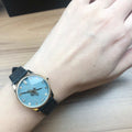  Shop Authentic Gucci G Timeless Quartz Blue Dial Black Leather Strap Watch For Men - YA1265018 - Luxxuri
