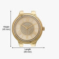  Shop Authentic Guess Madison Diamonds Gold Dial Gold Steel Strap Watch for Women - W0637L2 - Luxxuri
