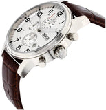  Shop Authentic Hugo Boss Aeroliner Chronoraph White Dial Brown Leather Strap Watch For Men - HB1512447 - Luxxuri