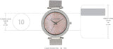 Shop Authentic Michael Kors Darci Analog Pink Dial Silver Mesh Bracelet Watch For Women - MK4518 - Luxxuri