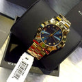  Shop Authentic Marc Jacobs Amy Blue Dial Gold Steel Strap Watch for Women - MBM3166 - Luxxuri