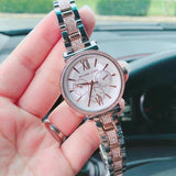  Shop Authentic Michael Kors Sofie Chronograph White Dial Two Tone Steel Strap Watch For Women - MK4353 - Luxxuri