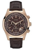  Shop Authentic Guess Pursuit Chronograph Brown Dial Brown Leather Strap Watch for Men - W0500G3 - Luxxuri