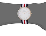  Shop Authentic Daniel Wellington Classic Canterbury White Dial Two Tone Nylon Strap Watch For Men - DW00100002 - Luxxuri